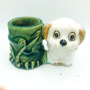 Vintage Japan Puppy Ceramic